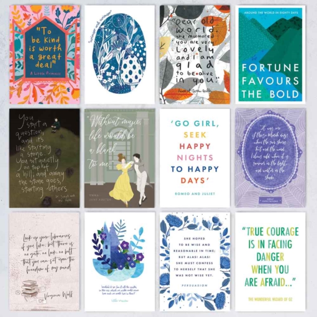 Classic Book Quotes - 12 Postcards Set - Non-book item image 1