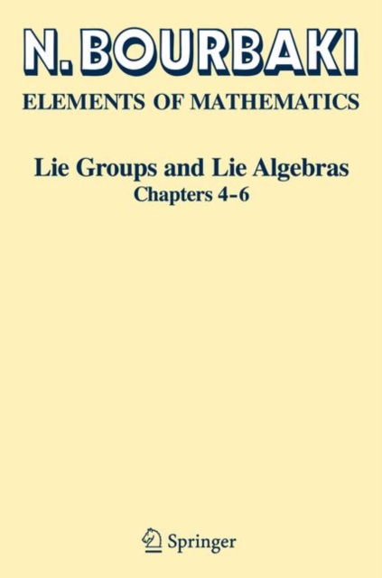 Lie Groups and Lie Algebras : Chapters 4-6