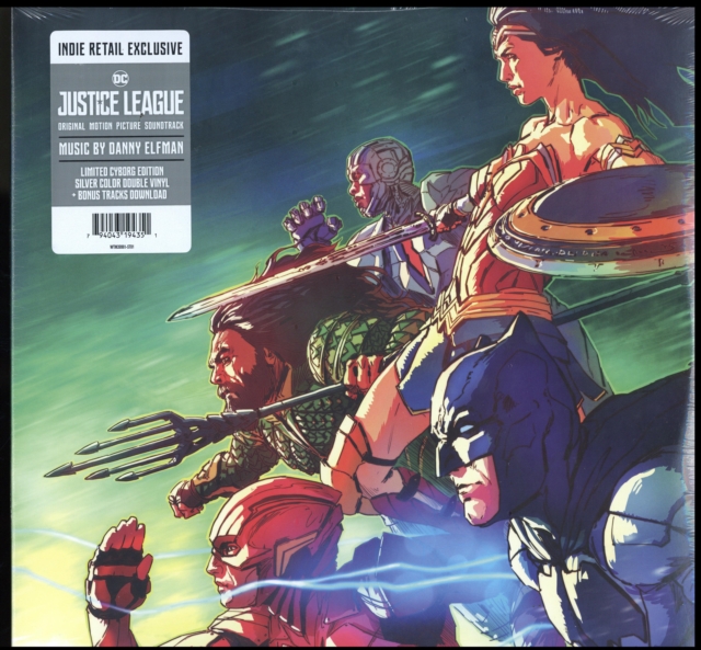 JUSTICE LEAGUE OST (2LP/CYBORG SILVER VINYL)