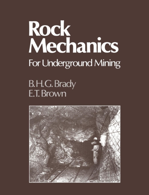 Rock Mechanics : For Underground Mining