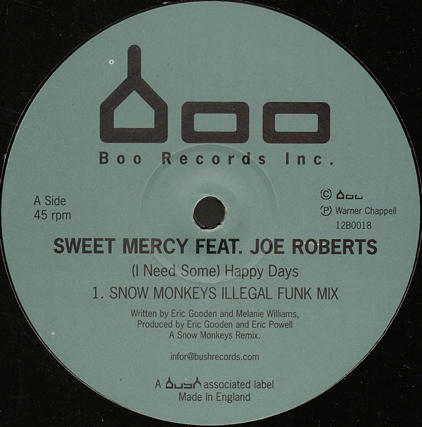 Sweet Mercy - (I Need Some) Happy Days (Snow Monkeys Remixes) - Used image 1