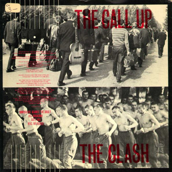 Clash - Call Up - Used Vinyl Record 7" image 1