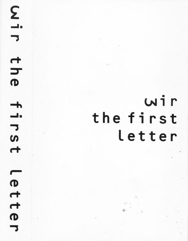 Wir - First Letter - Used Cassette image 1