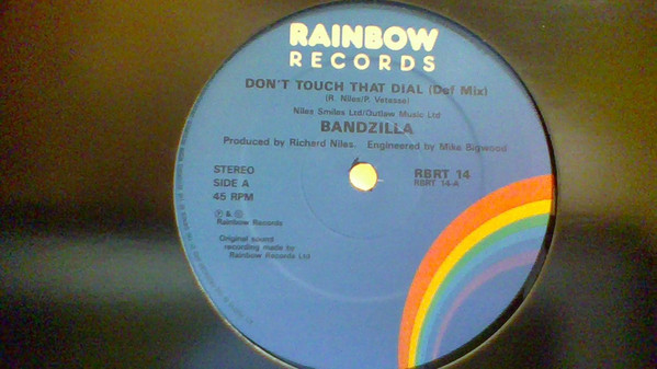 Bandzilla - Don't Touch That Dial - Used Vinyl Record 12" image 1