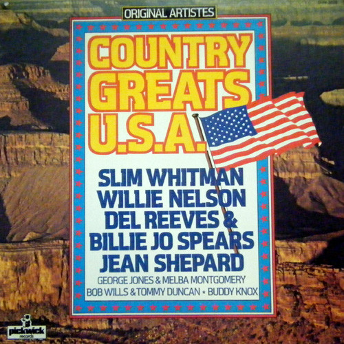 Various - Country Greats U.S.A. - Used Vinyl Record image 1