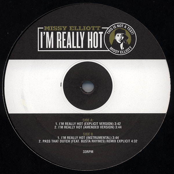 Missy Elliott - I'm Really Hot - Used Vinyl Record 12" image 1