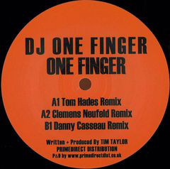 DJ One Finger - One Finger - Vinyl Record 12" image 1