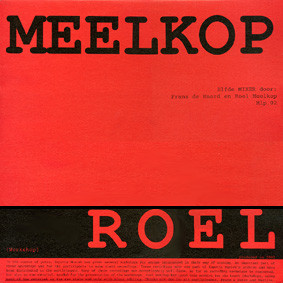 Roel Meelkop - Elfde Mixer - Used Vinyl Record image 1