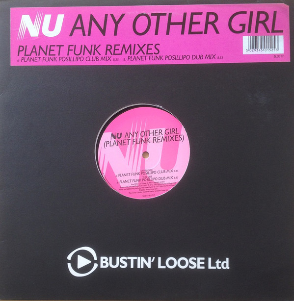 NU - Any Other Girl - Used Vinyl Record 12" image 1