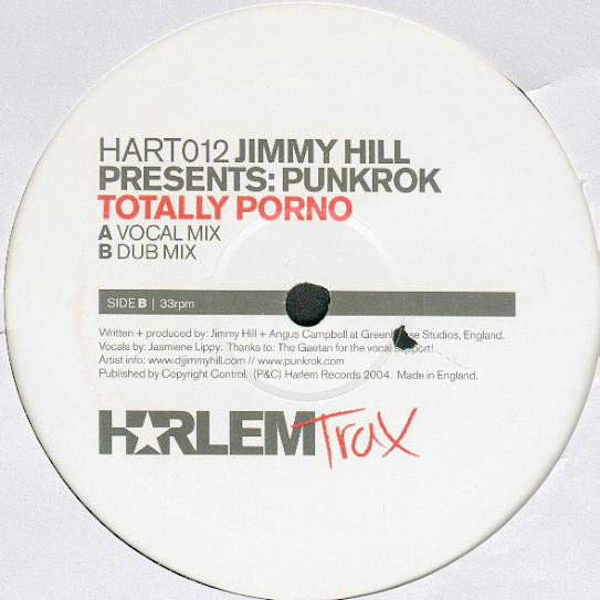 Jimmy Hill - Totally Porno - Vinyl Record 12" image 1
