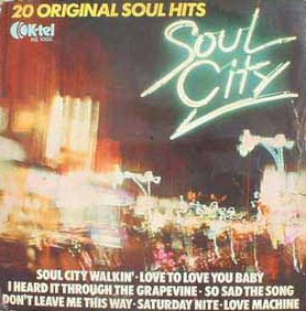 Various - Soul City - 20 Original Soul Hits - Used Vinyl Record image 1