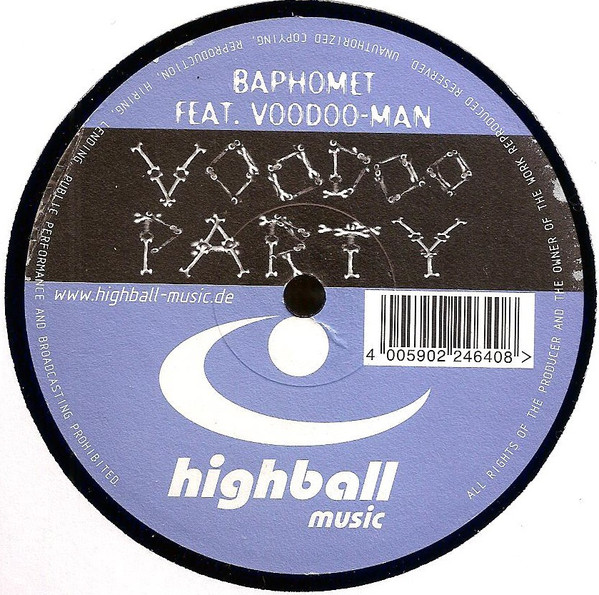DJ Baphomet - Voodoo Party - Used Vinyl Record 12" image 1