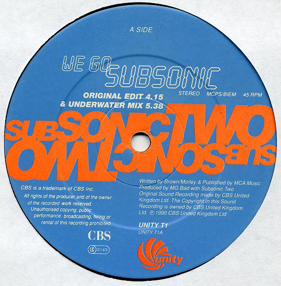 Subsonic 2 - We Go Subsonic / Brass Construction - Used Vinyl Record image 1