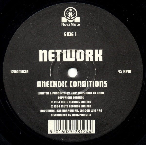 Network - Anechoic Conditions / I Think I Love You - Used Vinyl Record 1 image 1