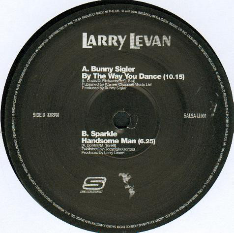 Larry Levan - By The Way You Dance / Handsome Man - Vinyl Record 12" image 1