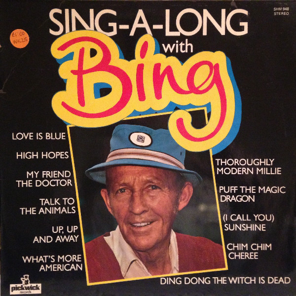 Bing Crosby - Sing-A-Long With Bing - Used Vinyl Record image 1