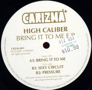 High Caliber - Bring It To Me E.P. - Used Vinyl Record 12" image 1
