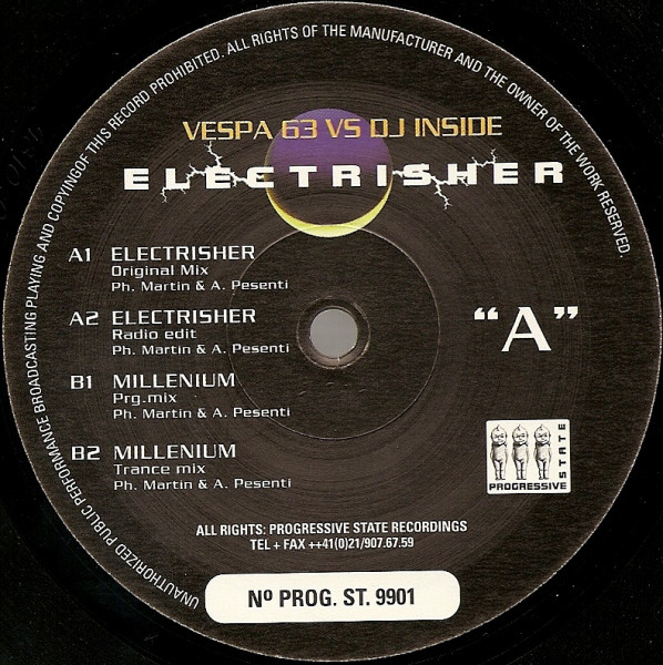 Vespa 63 - Electrisher - Used Vinyl Record 12" image 1