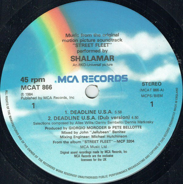 Shalamar - Deadline U.S.A. / Deadline U.S.A. (Dub Version) / Knock Me image 1