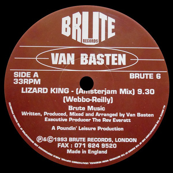 Van Basten - Lizard King - Used Vinyl Record 12" image 1