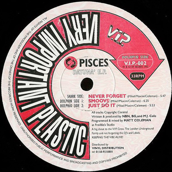Pisces - Datuna' E.P. - Vinyl Record 12" image 1