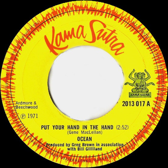 Ocean - Put Your Hand In The Hand / Tear Down The Fences - Used Vinyl R image 1