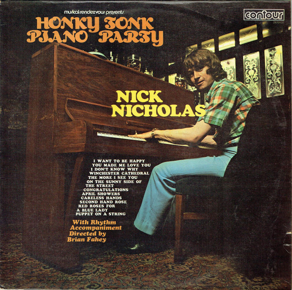 Nick Nicholas - Honky Tonk Piano Party - Used Vinyl Record image 1