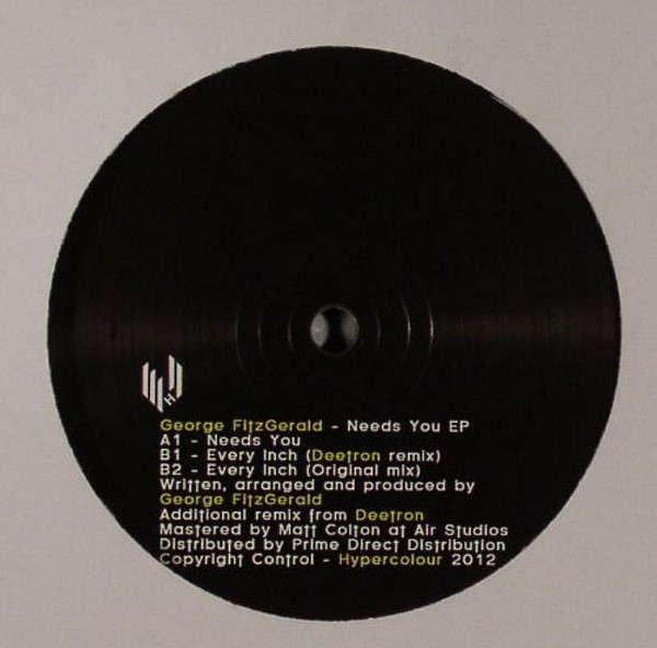 George FitzGerald - Needs You EP - Vinyl Record 12" image 1