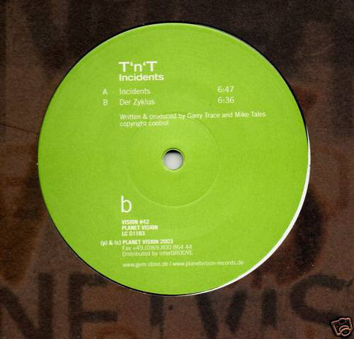 T'n'T - Incidents - Used Vinyl Record 12" image 1