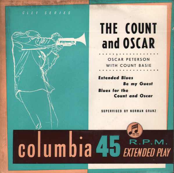 Oscar Peterson - Count And Oscar - Used Vinyl Record 7" image 1