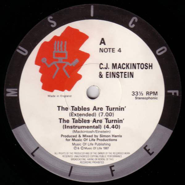 CJ Mackintosh - Tables Are Turnin' - Used Vinyl Record 12" image 1