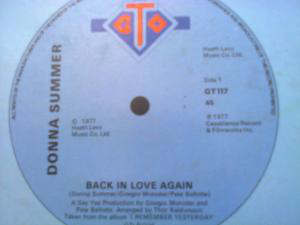 Donna Summer - Back In Love Again - Used Vinyl Record 12" image 1