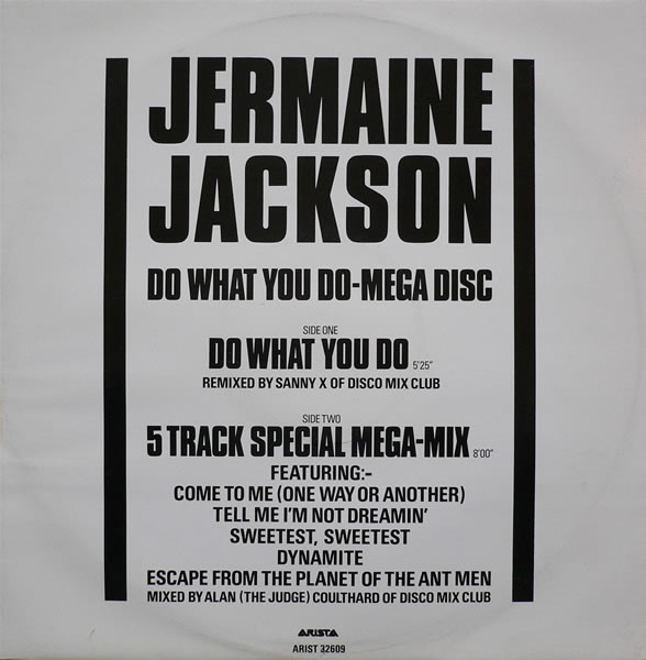 Jermaine Jackson - Do What You Do - Mega Disc - Used Vinyl Record 12" image 1