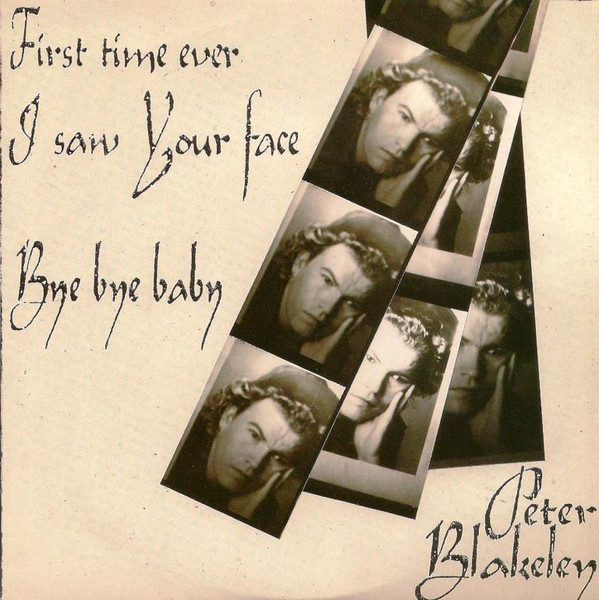 Peter Blakeley - First Time Ever I Saw Your Face - Used Vinyl Record image 1