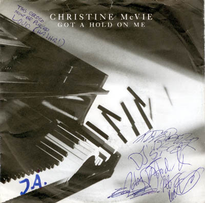 Christine McVie - Got A Hold On Me - Used Vinyl Record 7" image 1