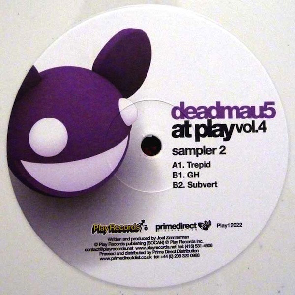Deadmau5 - At Play Vol.4 - Sampler 2 - Vinyl Record 12" image 1