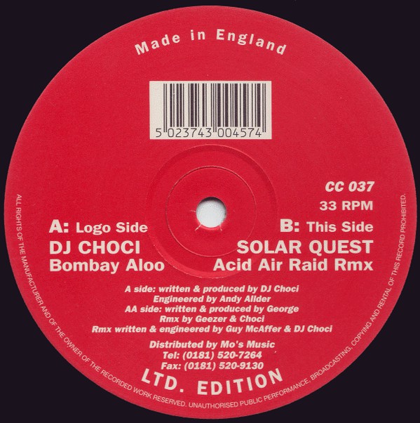 Bombay Aloo / Acid Air Raid (Remix)