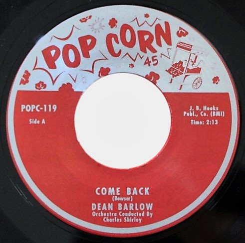 Dean Barlow - Come Back / He's Coming Home - Vinyl Record 7" image 1