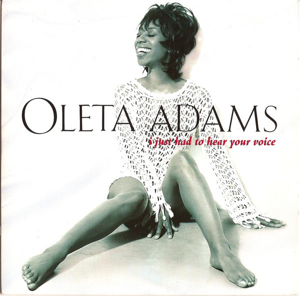 Oleta Adams - I Just Had To Hear Your Voice - Used Vinyl Record 7" image 1