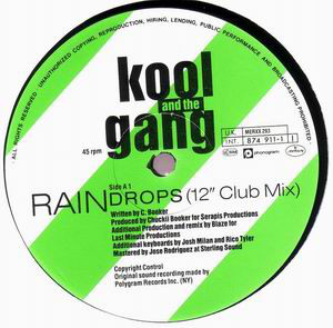 Kool & The Gang - Raindrops (The Blaze Club Remixes) - Used Vinyl Rec image 1