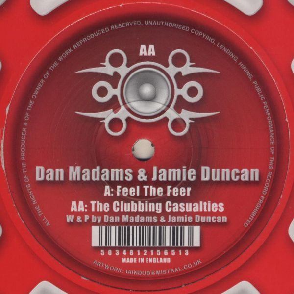 Dan Madams - Feel The Feer / The Clubbing Casualties - Used Vinyl Rec image 1