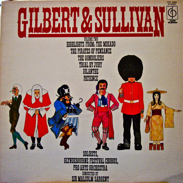 Gilbert & Sullivan - Volume Two - Used Vinyl Record image 1