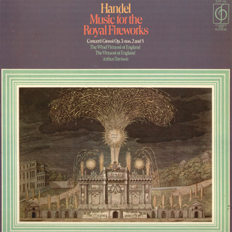 Georg Friedrich Hand - Music For The Royal Fireworks - Used Vinyl Rec image 1