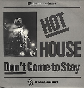 Hot House - Don't Come To Stay - Used Vinyl Record 12" image 1