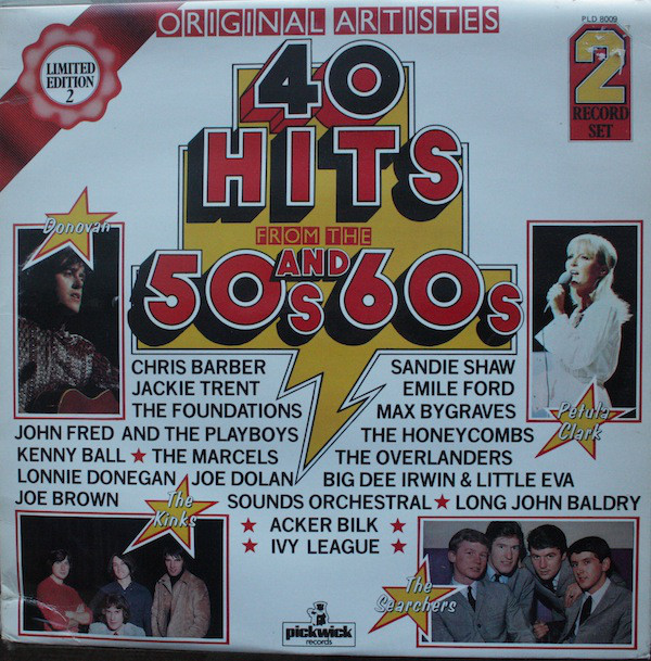 Various - 40 Hits From The 50's And 60's - Used Vinyl Record image 1