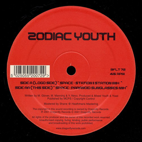 Zodiac Youth - Space - Used Vinyl Record 12" image 1
