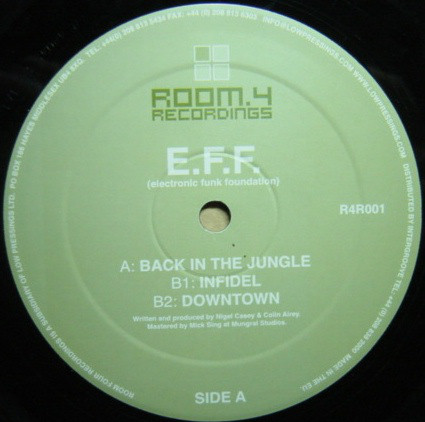 E.F.F. - Back In The Jungle - Used Vinyl Record 12" image 1