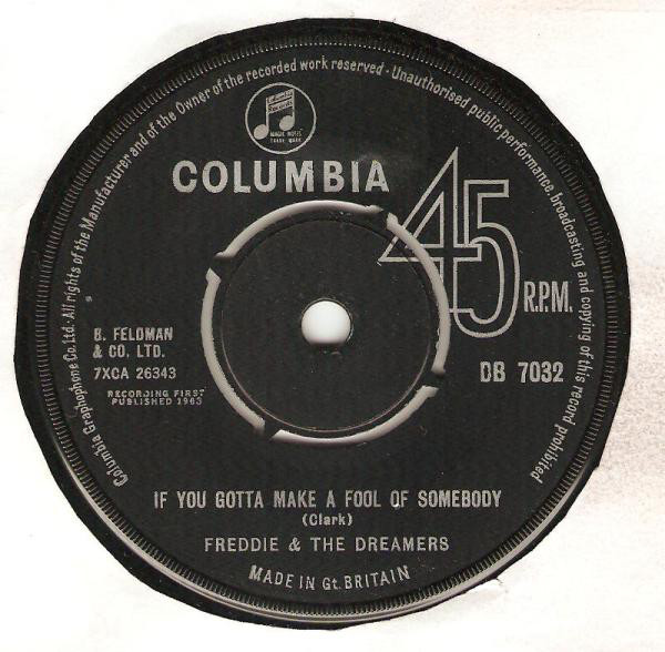 Freddie & The Dreame - If You Gotta Make A Fool Of Somebody - Used Vi image 1