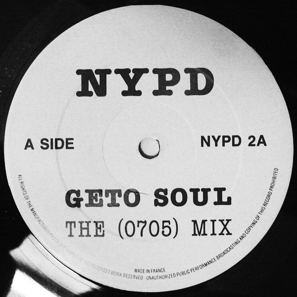 N.Y.P.D. - Geto Soul - Used Vinyl Record 12" image 1