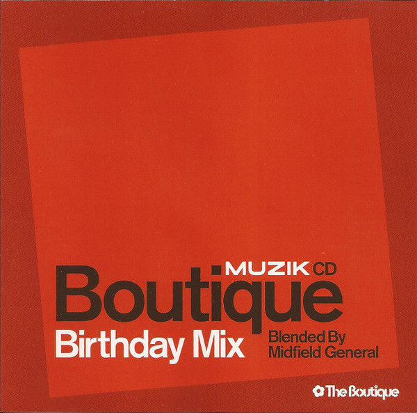 Midfield General - Boutique Birthday Mix - Used CD image 1